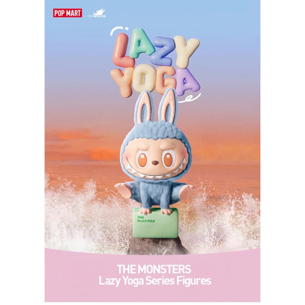 Pop Mart Labubu Lazy Yoga Blind Box Bundle of 3 Sealed - Picture 2 of 14